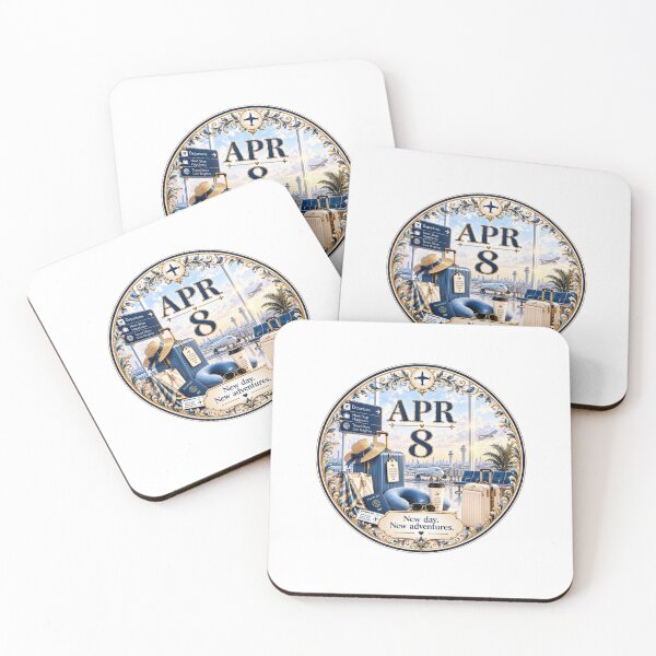 Item preview, April 8 Travel Birthday Airport Adventure Design designed and sold by LunaMoments.