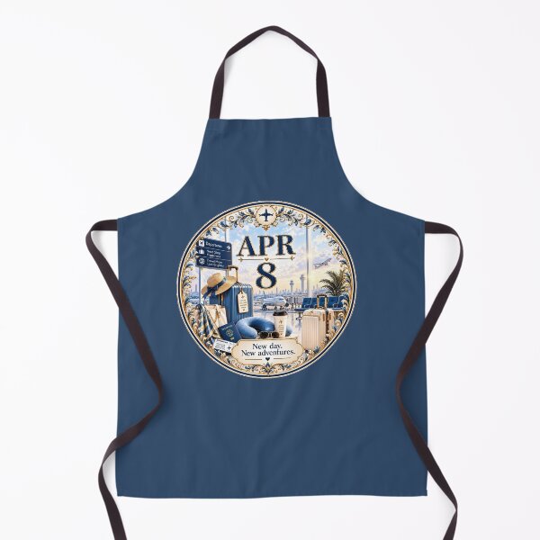 Item preview, April 8 Travel Birthday Airport Adventure Design designed and sold by LunaMoments.