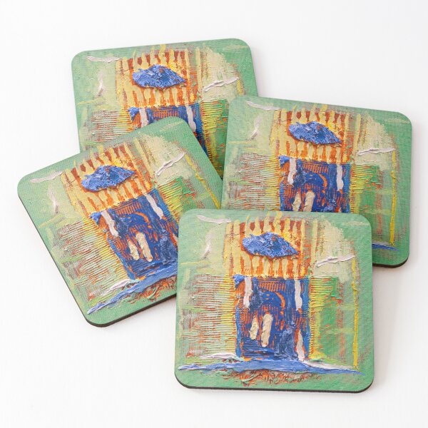 Item preview, Composition in Green designed and sold by AhilAGallery.