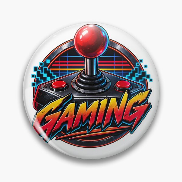 Item preview, Retro Gaming Logo designed and sold by Moviebuff91.