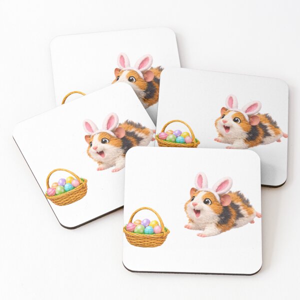 Item preview, Abyssinian Guinea Pig Easter Basket designed and sold by Sillytoe.