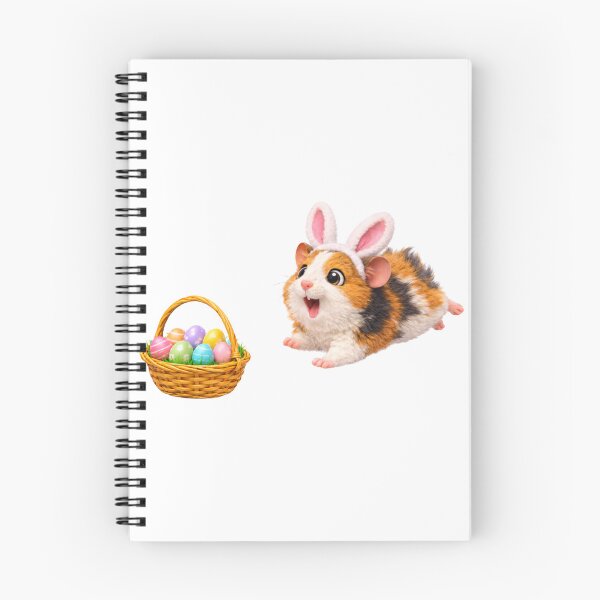 Item preview, Abyssinian Guinea Pig Easter Basket designed and sold by Sillytoe.