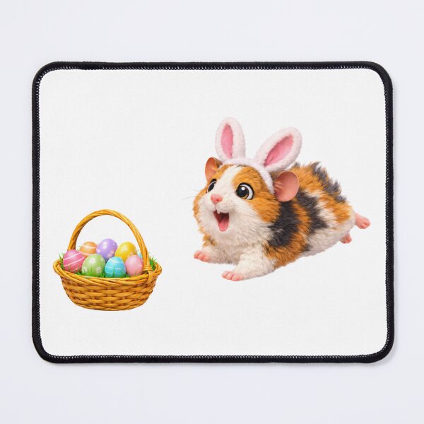 Item preview, Abyssinian Guinea Pig Easter Basket designed and sold by Sillytoe.