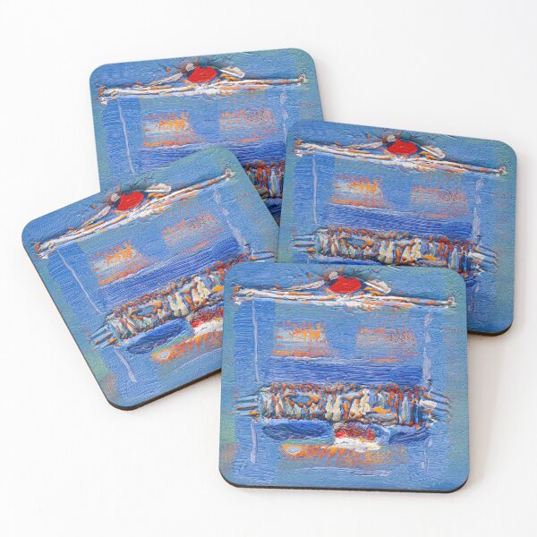 Item preview, Composition in Blue designed and sold by AhilAGallery.