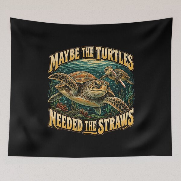 Item preview, Maybe the Turtles Needed the Straws designed and sold by a-turner-paint.