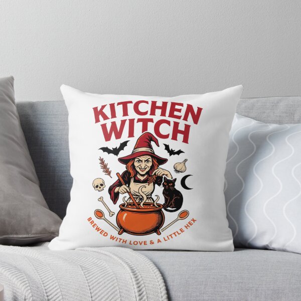 Item preview, Kitchen Witch Cook With Magic Halloween Design Graphic Tee v8 designed and sold by DarylWelsh2024.