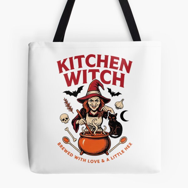 Item preview, Kitchen Witch Cook With Magic Halloween Design Graphic Tee v8 designed and sold by DarylWelsh2024.