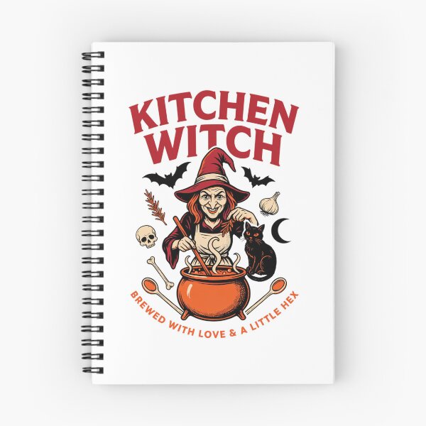 Item preview, Kitchen Witch Cook With Magic Halloween Design Graphic Tee v8 designed and sold by DarylWelsh2024.