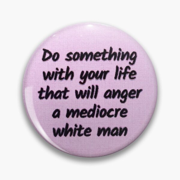 Item preview, Pink Feminist 90s punk rights badge grunge pin button designed and sold by ellmoswrld.