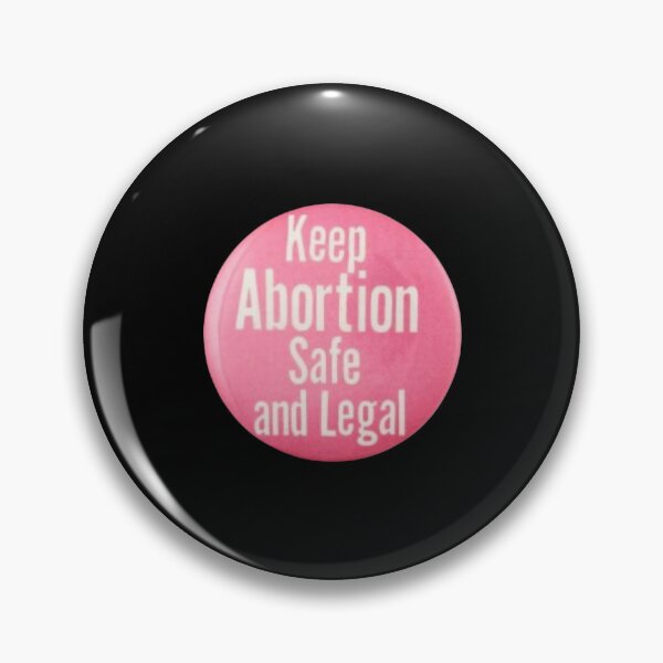 Item preview, Pink Feminist 90s punk badge grunge pin button designed and sold by ellmoswrld.