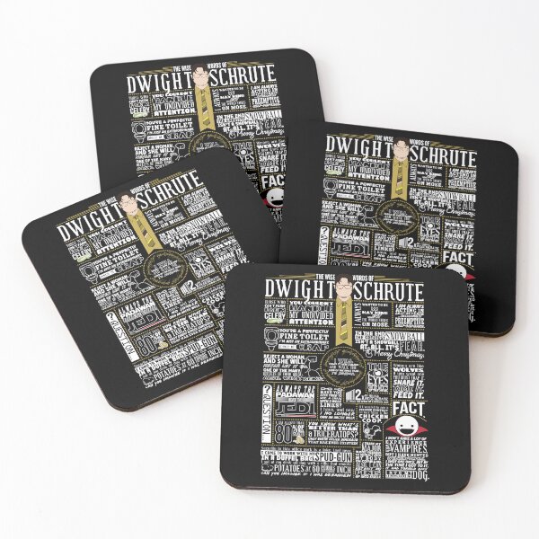 Item preview, The Wise Words of Dwight Schrute (Dark Tee) designed and sold by huckblade.