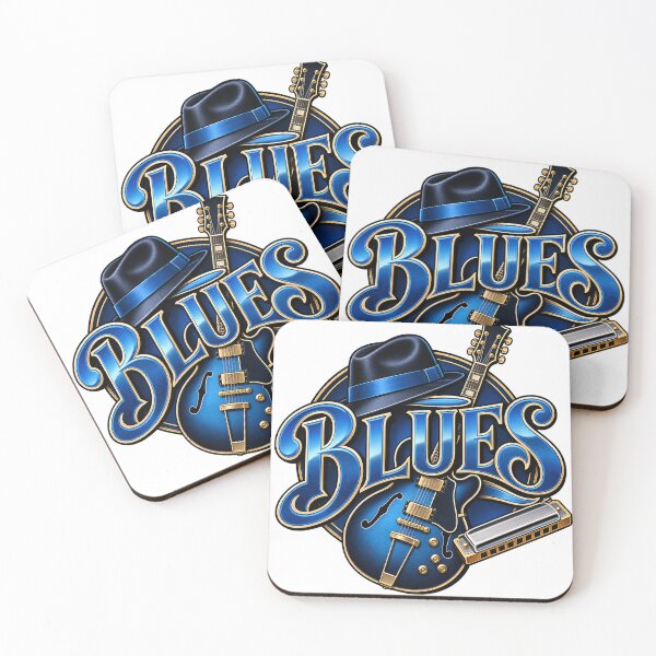 Item preview, Blues Music Logo designed and sold by Moviebuff91.