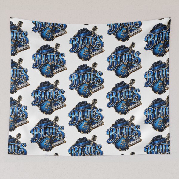 Item preview, Blues Music Logo designed and sold by Moviebuff91.