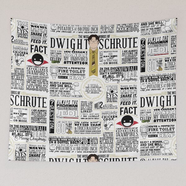 Artikelvorschau, Die weisen Worte von Dwight Schrute (Light Tee) entworfen und verkauft von huckblade.