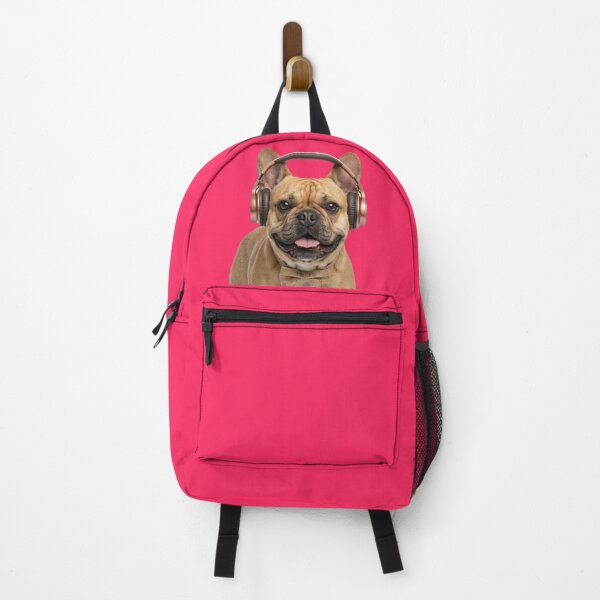 Item preview, Dapper French Bulldog Dog with Bronze Headphones designed and sold by Sulco Design.