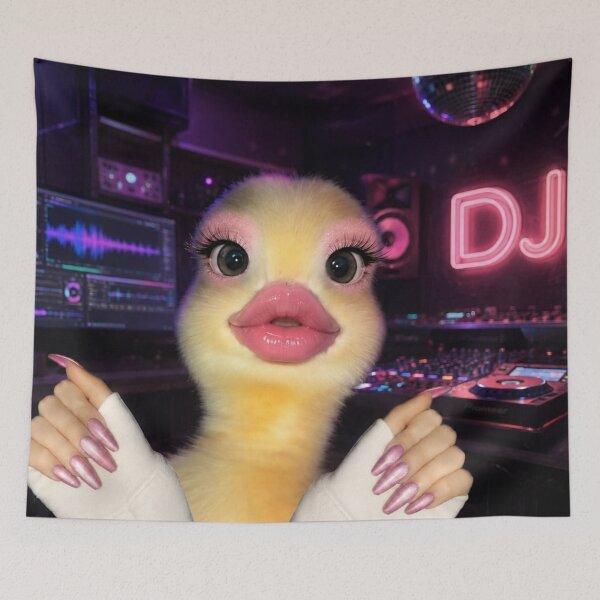 Item preview, Patito Diva Y2K - Attitude, Eyelashes and Acrylic Nails designed and sold by conamor-bymel.