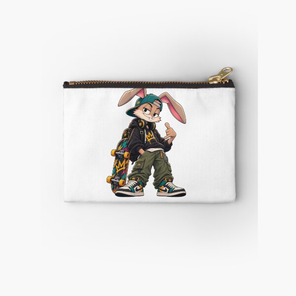 Item preview, Cool Streetwear Bunny Skater Cartoon designed and sold by jankizkhan.
