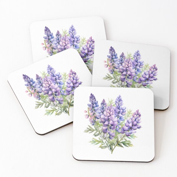 Item preview, Lupine Flower | Elegant Botanical Floral Art designed and sold by Mandayartstudio.
