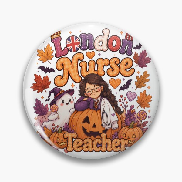 Item preview, Cosy Fall London Nurse Educator Spooky Teacher Aesthetic designed and sold by TheChalkyFox.