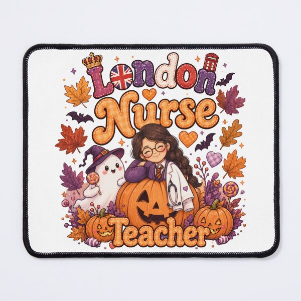 Item preview, Cosy Fall London Nurse Educator Spooky Teacher Aesthetic designed and sold by TheChalkyFox.