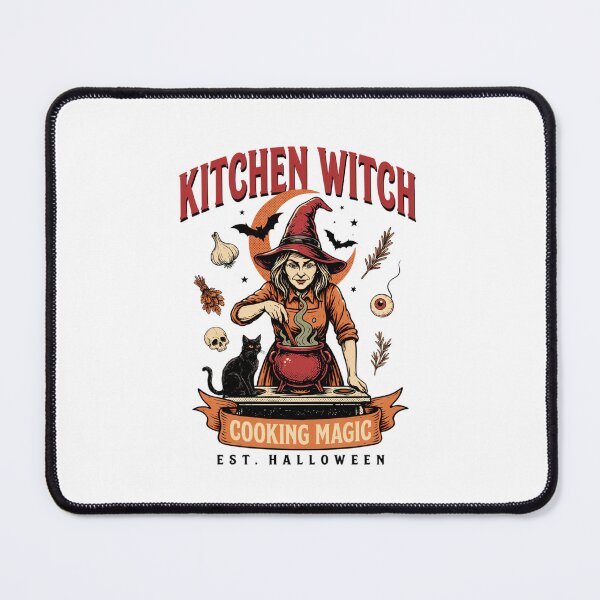 Item preview, Kitchen Witch Cook With Magic Halloween Design Graphic Tee v10 designed and sold by DarylWelsh2024.