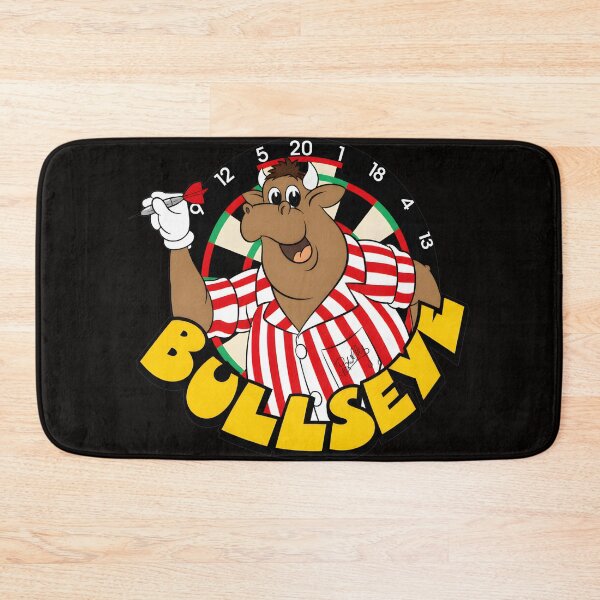 Item preview, Bullseye Bull Cartoon Darts Player Fun  designed and sold by Doublettadraw.