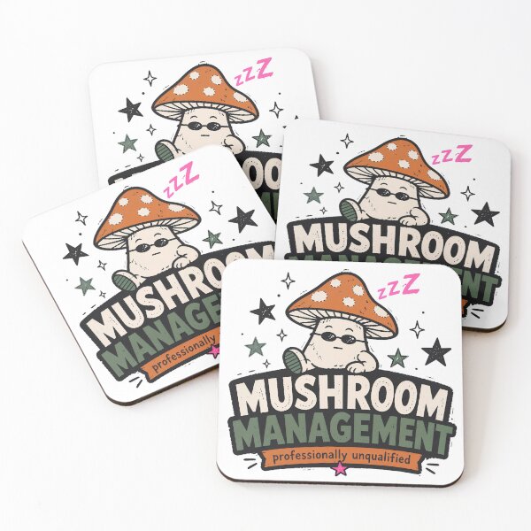 Item preview, Funny Mushroom Management Doodle designed and sold by joyorashop.