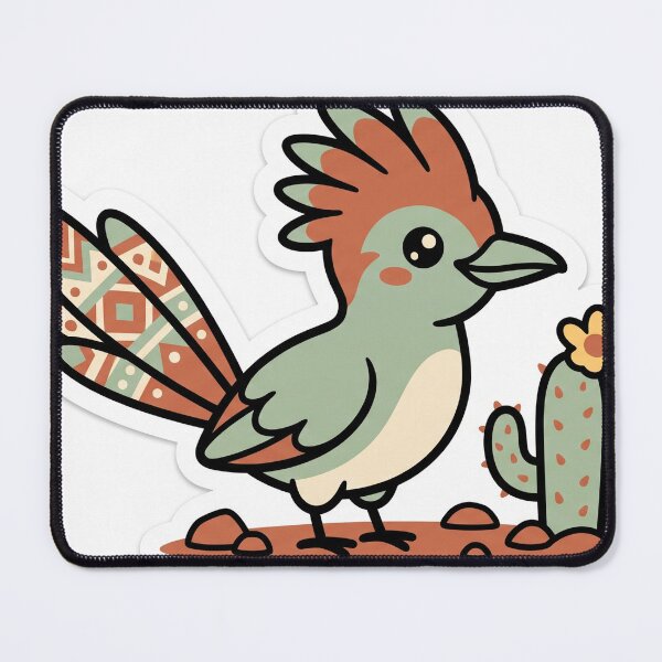 Item preview, Desert Bloom Roadrunner designed and sold by MoodHoardCo.