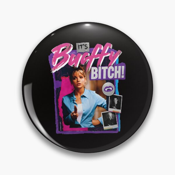 Item preview, IT'S BUFFY BITCH! Retro 90s Character  designed and sold by Doublettadraw.