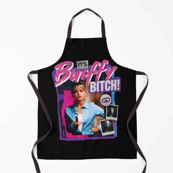 Item preview, IT'S BUFFY BITCH! Retro 90s Character  designed and sold by Doublettadraw.