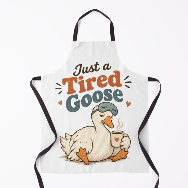 Item preview, Just a Tired Goose Funny Cute Bird Design designed and sold by Fouitered.