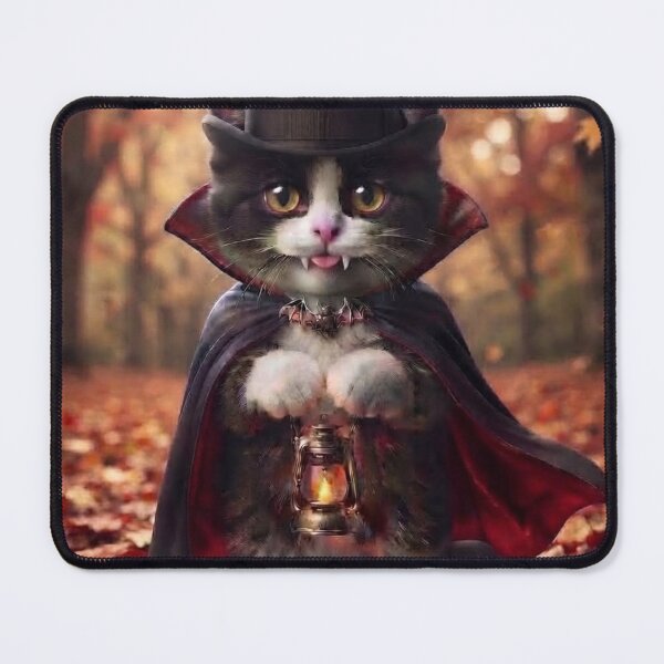 Item preview, Halloween Tuxedo Cat Vampire designed and sold by Mindworx21.