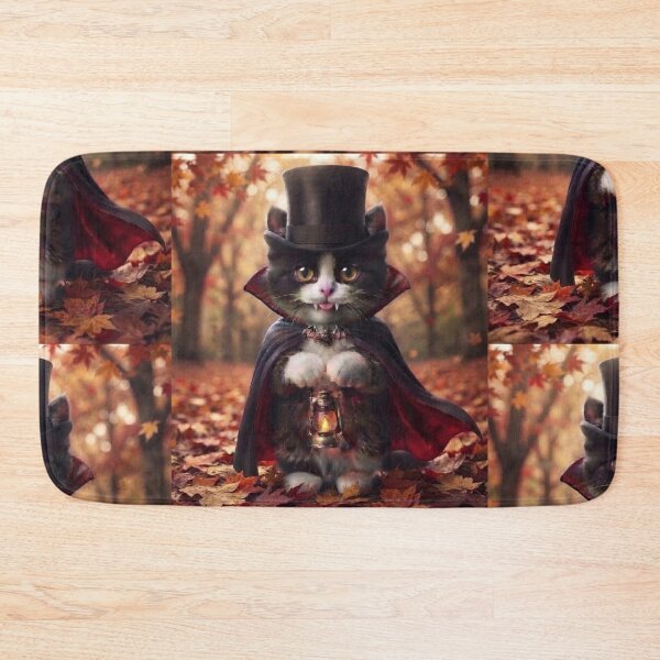 Item preview, Halloween Tuxedo Cat Vampire designed and sold by Mindworx21.