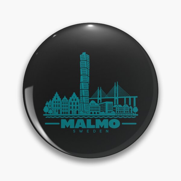 Item preview, Malmo Sweden Line Art Skyline Poster designed and sold by CMYKStudio.