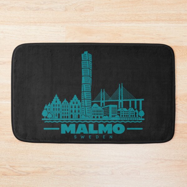Item preview, Malmo Sweden Line Art Skyline Poster designed and sold by CMYKStudio.