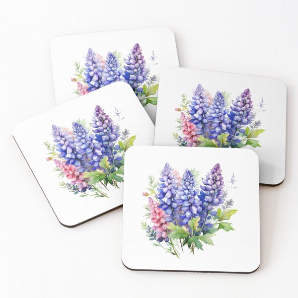 Item preview, Lupine Flower | Elegant Botanical Floral Art designed and sold by Mandayartstudio.