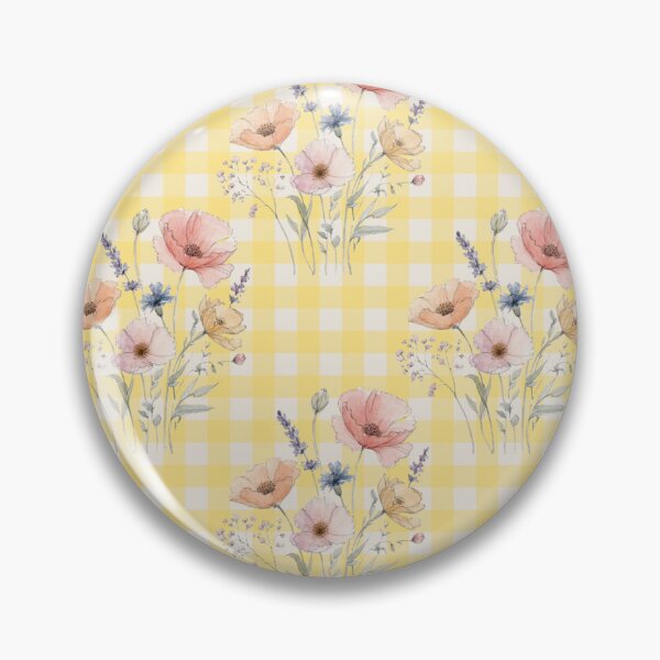 Item preview, Yellow Gingham Garden Pattern designed and sold by NNhu.