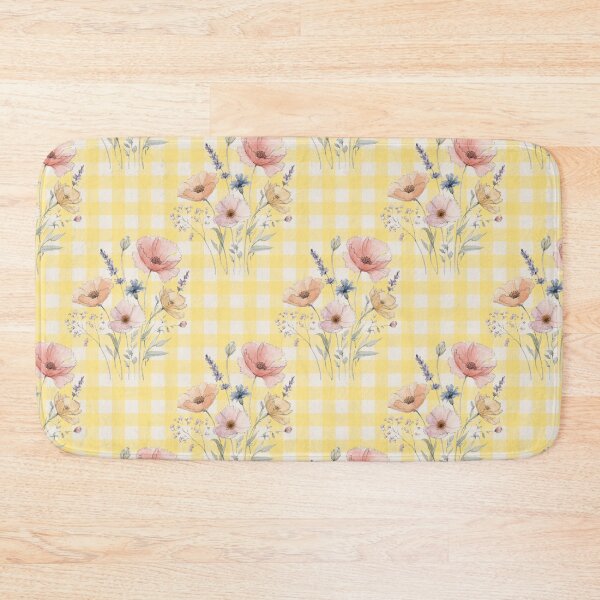 Item preview, Yellow Gingham Garden Pattern designed and sold by NNhu.