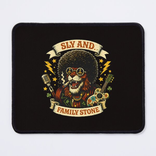 Item preview, Groovy Lion Afro Music Retro designed and sold by Doublettadraw.