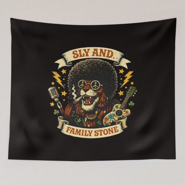 Item preview, Groovy Lion Afro Music Retro  designed and sold by Doublettadraw.