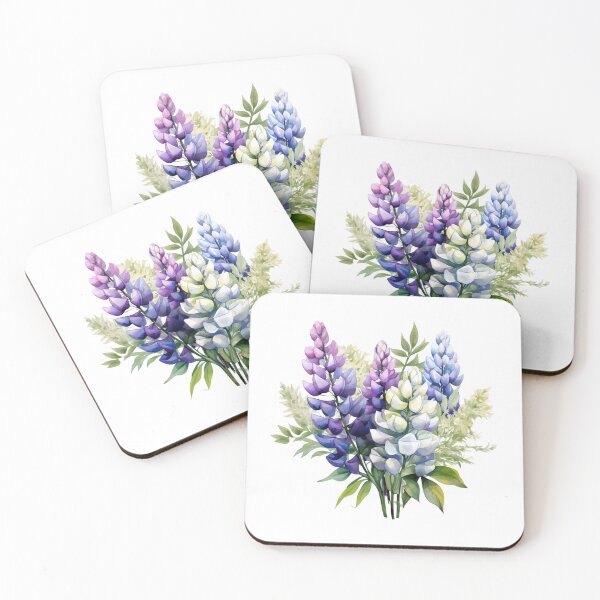 Item preview, Lupine Flower | Elegant Botanical Floral Art designed and sold by Mandayartstudio.