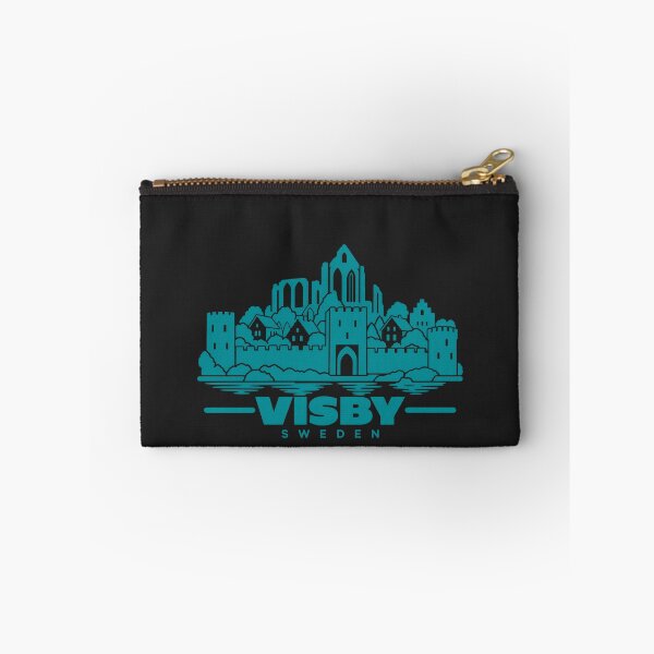 Item preview, Visby Sweden Line Art Landmark Poster designed and sold by CMYKStudio.