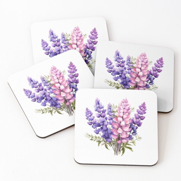 Item preview, Lupine Flower | Elegant Botanical Floral Art designed and sold by Mandayartstudio.