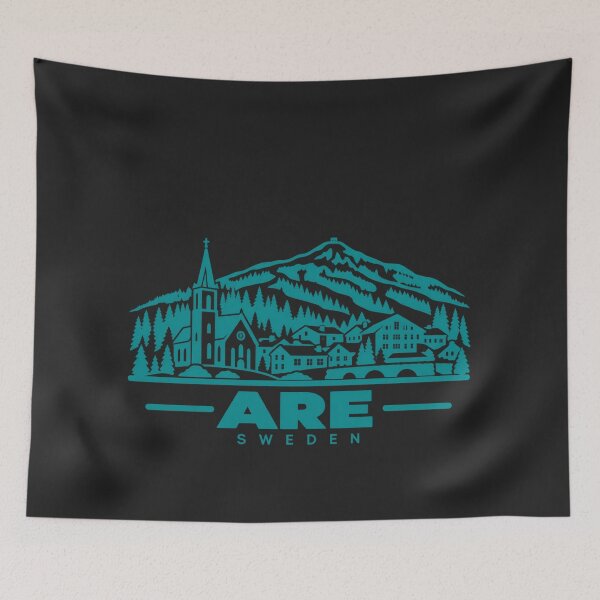 Item preview, Are Sweden Line Art Travel Poster designed and sold by CMYKStudio.
