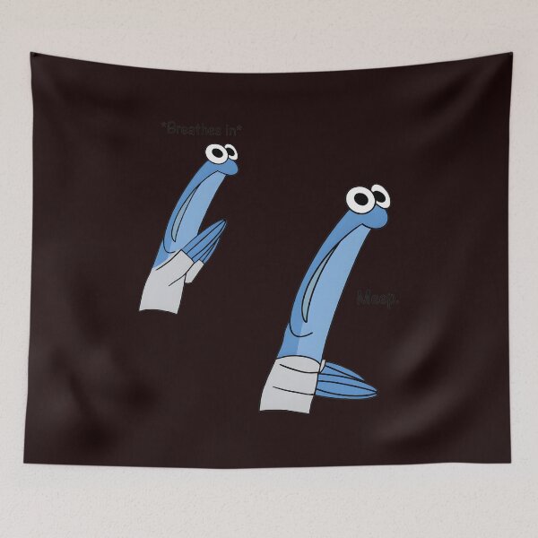 Item preview, Breathes in Meep Fish  designed and sold by drawfreak.