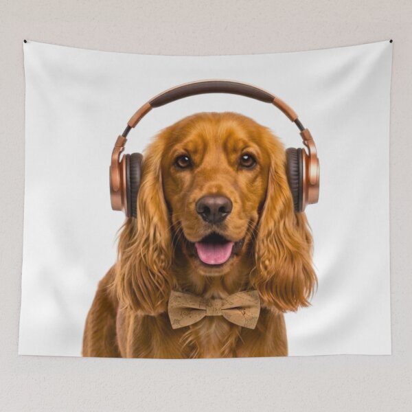 Item preview, Dapper Cocker Spaniel Dog Close Up Portrait designed and sold by Sulco Design.