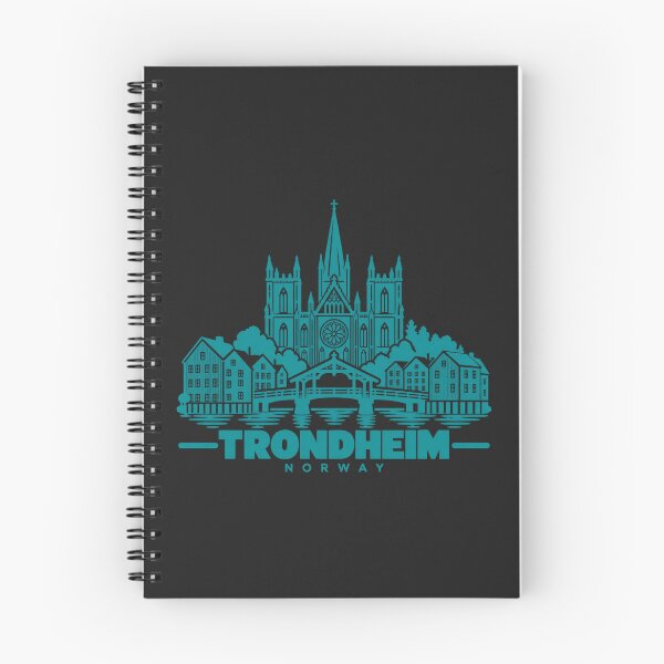 Item preview, Trondheim Norway Line Art Landmark Poster designed and sold by CMYKStudio.