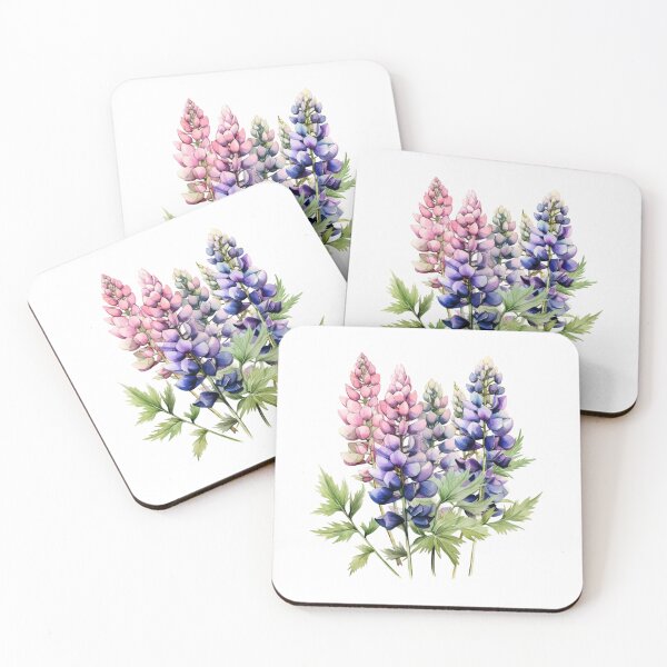 Item preview, Lupine Flower | Elegant Botanical Floral Art designed and sold by Mandayartstudio.