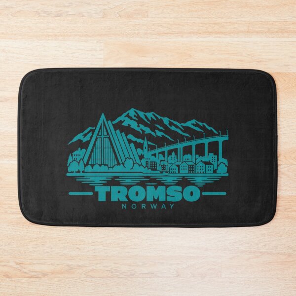 Item preview, Tromso Norway Line Art Coastline Poster designed and sold by CMYKStudio.