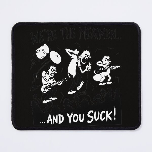 Item preview, We're The Meatmen And You Suck! Punk Band Art designed and sold by drawfreak.